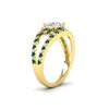 Load image into Gallery viewer, halo-swirl-round-cut-diamond-engagement-ring-with-emerald-in-FD-11180RORGEMGRANGLE3-NL-YG