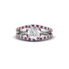 Load image into Gallery viewer, halo-swirl-round-cut-diamond-engagement-ring-with-pink-sapphire-in-FD-11180RORGSADRPIANGLE3-NL-WG