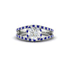 Load image into Gallery viewer, halo-swirl-round-cut-diamond-engagement-ring-with-sapphire-in-FD-11180RORGSABLANGLE3-NL-WG