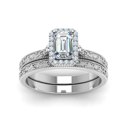 hand-engraved-emerald-cut-halo-diamond-wedding-ring-set-in-white-gold-FD8588EMANGLE5-NL-WG?v=1757665169