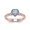 Load image into Gallery viewer, hand-engraved-heart-shaped-halo-diamond-engagement-ring-with-blue-topaz-in-rose-gold-FD8588HTRGICBLTOANGLE5-NL-RG_78958884-817b-42c5-a610-67b63d4bade2?v=1757588508