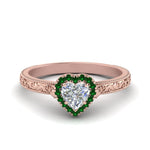 Load image into Gallery viewer, hand-engraved-heart-shaped-halo-diamond-engagement-ring-with-emerald-in-rose-gold-FD8588HTRGEMGR-NL-RG_fd3903d0-4ba7-4872-8818-756b5a22e35f?v=1757588508