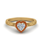 Load image into Gallery viewer, hand-engraved-heart-shaped-halo-diamond-engagement-ring-with-orange-sapphire-in-yellow-gold-FD8588HTRGSAOR-NL-YG?v=1757588348