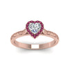 Load image into Gallery viewer, hand-engraved-heart-shaped-halo-diamond-engagement-ring-with-pink-sapphire-in-rose-gold-FD8588HTRGSADRPIANGLE5-NL-RG_35b3759c-6800-4ea3-92bf-62c56df4003b?v=1757588507
