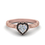 Load image into Gallery viewer, hand-engraved-heart-shaped-halo-engagement-ring-with-black-diamond-in-rose-gold-FD8588HTRGBLACK-NL-RG_26601d40-a17f-491a-b00d-4d12fce719f0?v=1757588508