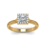 Load image into Gallery viewer, hand-engraved-princess-cut-halo-diamond-engagement-ring-in-yellow-gold-FD8588PRRANGLE5-NL-YG_7ee44a4a-56dc-4b7a-ab57-b709e5c94645?v=1757589544