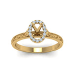 Load image into Gallery viewer, hand-engraved-vintage-semi-mount-engagement-ring-with-halo-in-yellow-gold-FD8588SMRANGLE5-NL-YG?v=1757589033