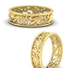 Load image into Gallery viewer, handcrafted-filigree-wedding-ring-in-yellow-gold-fdw9301angle3-nl-yg