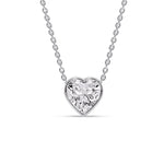 Load image into Gallery viewer, Solitaire Bezel Heart Shape Pendant