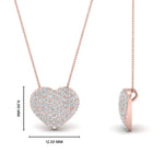 Load image into Gallery viewer, heart-cluster-diamond-pendant-in-rose-gold-FDPD10805ANGLE2-NL-RG-HW
