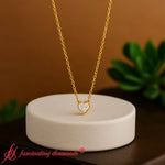 Load image into Gallery viewer, heart-diamond-bezel-solitaire-necklace-in-yellow-gold-fdpd10538ht-1-00ct-fancy2-nl-yg
