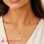 Load image into Gallery viewer, heart-diamond-bezel-solitaire-necklace-in-yellow-gold-fdpd10538ht-1-00ct-model