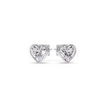 Load image into Gallery viewer, Heart Shape Bezel Stud Earring