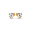 Load image into Gallery viewer, heart-diamond-bezel-stud-earring-1.50-carat-in-yellow-gold-FD-EAR10516HT-1.50CT-NL-YG.jpg?v=1748604494