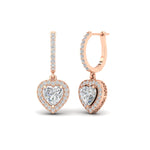 Load image into Gallery viewer, heart-halo-dangle-drop-earring-in-rose-gold-fdear1107htangle1-nl-rg
