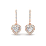 Load image into Gallery viewer, heart-halo-dangle-drop-earring-in-rose-gold-fdear1107htangle2-nl-rg
