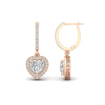 Load image into Gallery viewer, heart-halo-dangle-drop-earring-in-rose-gold-fdear1107htangle3-nl-rg