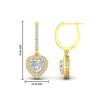 Load image into Gallery viewer, heart-halo-dangle-drop-earring-in-yellow-gold-fdear1107htangle3-nl-yg-hw