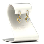 Load image into Gallery viewer, heart-halo-dangle-drop-earring-in-yellow-gold-fdear1107htstand-nl-yg