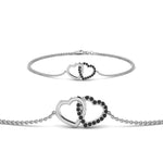 Load image into Gallery viewer, Heart Interlocked Chain Bracelet