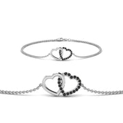 heart-interlocked-black-diamond-bracelet-in-white-gold-FDBRC8649HTGBLACKANGLE1-NL-WG