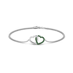 Load image into Gallery viewer, Heart Interlocked Chain Bracelet