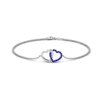 Load image into Gallery viewer, Heart Interlocked Chain Bracelet