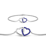 Load image into Gallery viewer, Heart Interlocked Chain Bracelet