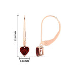 Load image into Gallery viewer, heart-shape-2-carat-solitaire-ruby-lever-back-earrings-in-rose-gold-FDEAR11236HTGRUDR-2.00CT-NL-RG.jpg