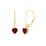 Load image into Gallery viewer, heart-shape-2-carat-solitaire-ruby-lever-back-earrings-in-yellow-gold-FDEAR11236HTGRUDR-2.00CT-NL-YG.jpg