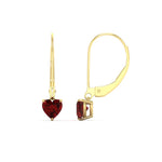 Load image into Gallery viewer, heart-shape-2-carat-solitaire-ruby-lever-back-earrings-in-yellow-gold-FDEAR11236HTGRUDR-2.00CT-NL-YG.jpg