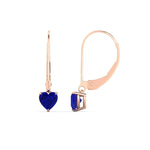 Load image into Gallery viewer, heart-shape-2-carat-solitaire-sapphire-lever-back-earrings-in-rose-gold-FDEAR11236HTGSABL-2.00CT-NL-RG.jpg
