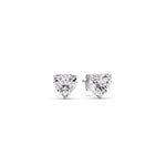 Load image into Gallery viewer, Heart Shaped 3 Prong Basket Stud Earring