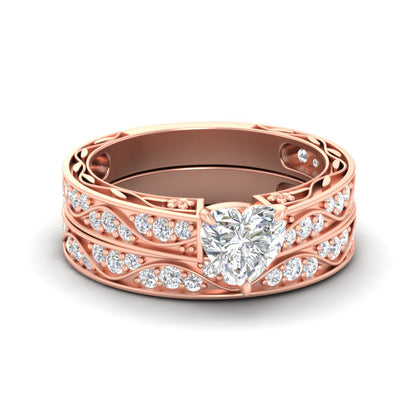 heart-shaped-antique-filigree-lab-created-wedding-ring-set-in-rose-gold-fdens3543htsleep-nl-rg.jpg