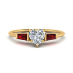 Load image into Gallery viewer, heart-shaped-bar-baguette-3-stone-ruby-engagement-ring-in-FDENS100HTRGRUDR-NL-YG
