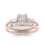 Load image into Gallery viewer, heart-shaped-bar-set-diamond-ring-with-matching-3-baguette-wedding-band-in-rose-gold-FDENS100HTANGLE5-NL-RG