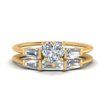 Load image into Gallery viewer, heart-shaped-bar-set-diamond-ring-with-matching-3-baguette-wedding-band-in-yellow-gold-FDENS100HT-NL-YG