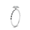Load image into Gallery viewer, heart-shaped-black-diamond-halo-petite-engagement-ring-in-white-gold-FD8523HTRGBLACKANGLE3-NL-WG
