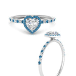 Load image into Gallery viewer, heart-shaped-blue-topaz-halo-petite-engagement-ring-in-white-gold-FD8523HTRGICBLTOANGLE3-NL-WG