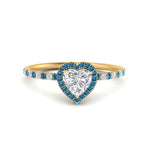 Load image into Gallery viewer, heart-shaped-blue-topaz-halo-petite-engagement-ring-in-yellow-gold-FD8523HTRGICBLTOANGLE3-NL-YG