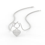 Load image into Gallery viewer, heart-shaped-cluster-diamond-pendant-in-white-gold-FDPD11388-NL-WG