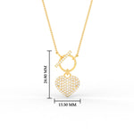 Load image into Gallery viewer, heart-shaped-cluster-diamond-pendant-in-yellow-gold-FDPD11388ANGLE1-NL-YG-HW