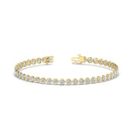 Load image into Gallery viewer, heart-shaped-diamond-bezel-tennis-bracelet-in-yellow-gold-fdbrc10581htangle2-4-40-ct-nl-yg