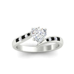 Load image into Gallery viewer, heart-shaped-diamond-swirl-channel-set-black-diamond-wedding-ring-in-white-gold-FDENS4028HTRGBLACKANGLE5-NL-WG.jpg?v=1754995902