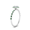 Load image into Gallery viewer, heart-shaped-emerald-halo-petite-engagement-ring-in-white-gold-FD8523HTRGEMGRANGLE3-NL-WG