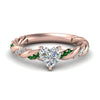 Load image into Gallery viewer, heart-shaped-emerald-twisted-vine-engagement-ring-in-rose-gold-FD9127HTRGEMGR-NL-RG
