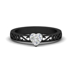 Load image into Gallery viewer, heart-shaped-filigree-single-stone-engagement-ring-in-black-gold-FDENS3289HTR-NL-BG.jpg?v=1763370588