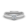 Load image into Gallery viewer, heart-shaped-glossy-milgrain-single-stone-anniversary-diamond-ring-in-14K-white-gold-FD-ENR8985HTR-NL-WG