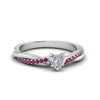Load image into Gallery viewer, heart-shaped-infinity-twist-diamond-engagement-ring-with-pink-sapphire-in-14K-white-gold-FD8253HTRGSADRPI-NL-WG