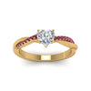 Load image into Gallery viewer, heart-shaped-infinity-twist-diamond-engagement-ring-with-pink-sapphire-in-14K-yellow-gold-FD8253HTRGSADRPI-NL-YG